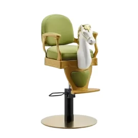 Kids Barber Children’s Horse Head Barber Chair Hair Salon Chairs Equipment Set Furniture For Kids