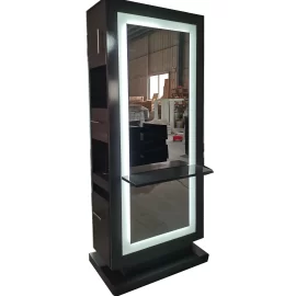 Latest Classic Super Huge Heavy Duty Lighted Salon Stations Styling Stations Mirror Station